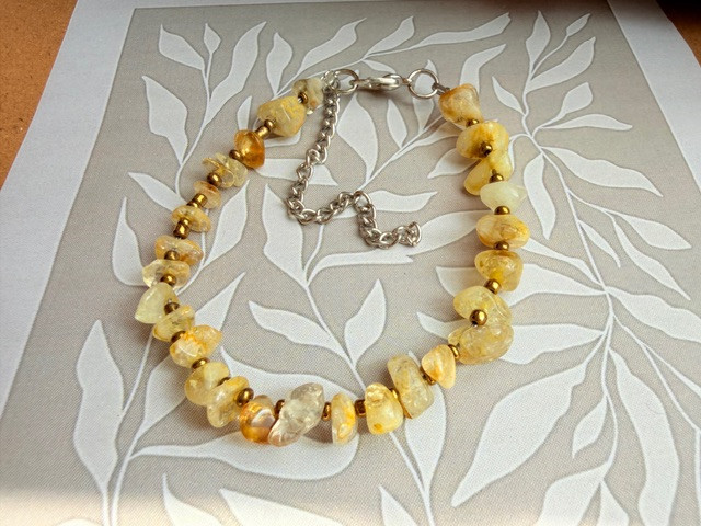 دستبند جذب ثروت وبرکت سیترین