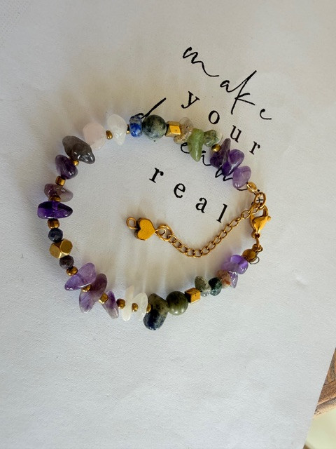 Bracelet | Seven Chakra | 7 Chakra | Miracle 7 Stones | Jade | Blue Quartz | Garnet | Lapis Lazuli | Amethyst | Amethyst | Agate | Rose Quartz | Quartz | April | May | June | July | August | September | October | November | December | January | February |